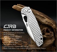 CJRB Frack (J1931) Folding Pocket Knife with 3