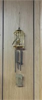 Brass Oriental Bird Cage Wind Chime