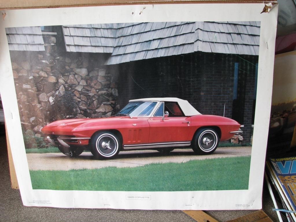 1965 Corvette poster