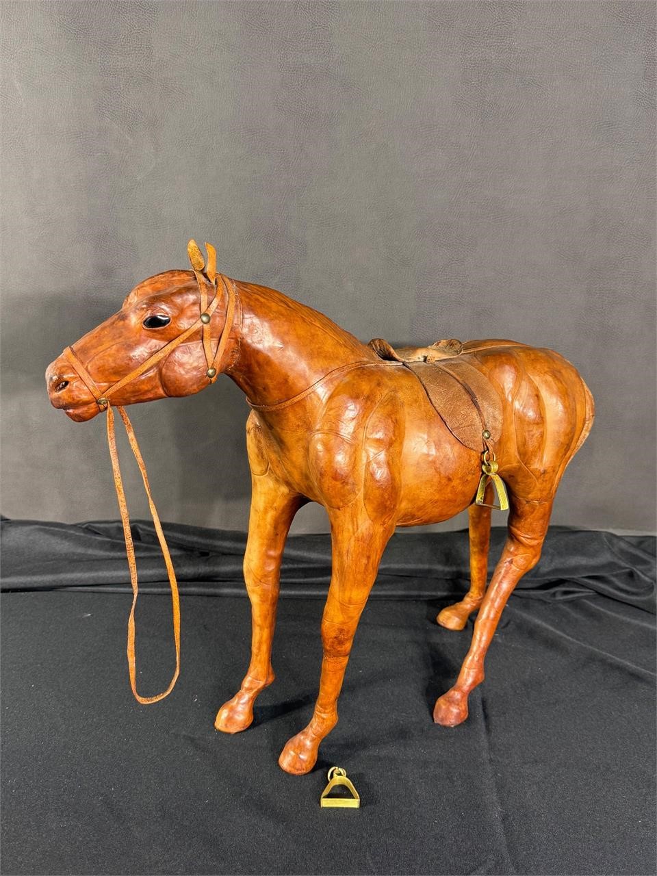 Amazing Horse Leather Sculpture