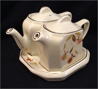 1990 HALL CHINA JEWEL TEA AUTUMN LEAF TEA FOR