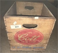 Advertising Wooden Crate.
