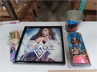 Wonder Woman Collection.  Framed Picture 18x18.