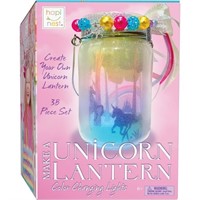 JOiFULi DIY Unicorn Lantern Night Light Kit- Arts