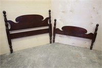 Wooden Twin Headboard & Footboard