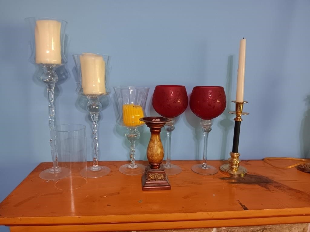 7 candle holders