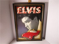 COOL ELVIS 3D WOODEN PICTURE