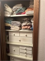Entire Closet in Middle of Hall