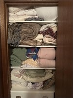 Entire Closet at End of Hall