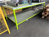 Timber Top Assembly Bench Approx 2.5 x 1.3m