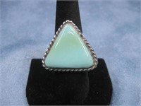 S.S. SW Turquoise Ring Hallmarked