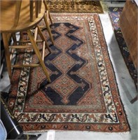 Semi-antique Iranian hand knotted wool pile