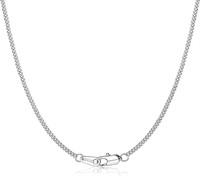18k Gold-pl 1.35mm Curb Chain Necklace