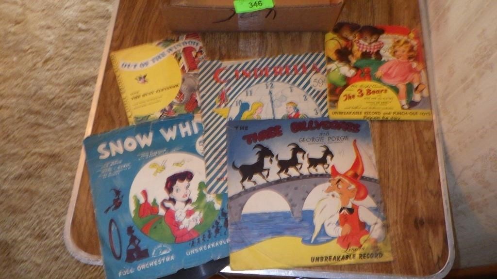 VINTAGE CHILDRENS RECORDS