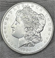 1904 Morgan Silver Dollar BU