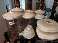 Lot of 8 Food Saver Vacuum Storage Containers