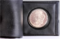 Coin 1881-S Morgan Silver Dollar in Brilliant Unc.