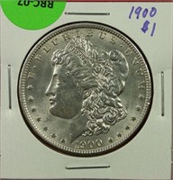 1900 Morgan Dollar BU Cleaned
