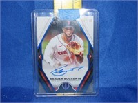 Xander Boegarts Autographed Baseball Card