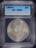 1899-O MORGAN DOLLAR ICG MS65