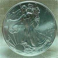 2016 UNC American Silver Eagle Dollar Coin, 1oz