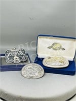 3 collectable Rodeo buckles - incl NFR