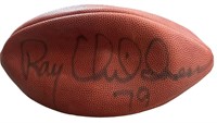 Hous Oilers Ray Childress Signed Football