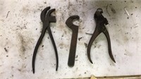 3 vintage odd tools