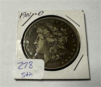 1901-0 Morgan Silver Dollar