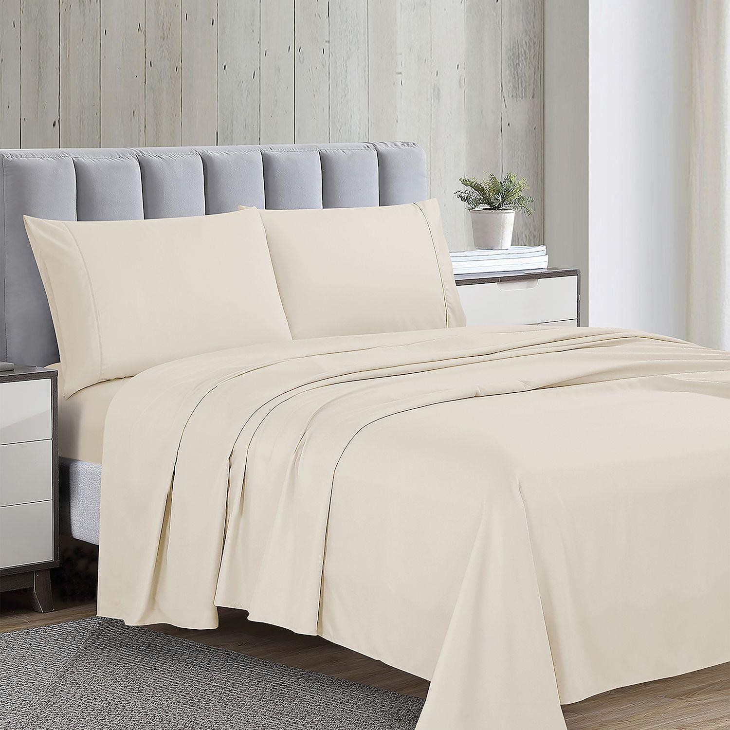 $30 Swift Home Solid Microfiber Sheet Set