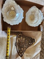 8 Vintage Sea Shell Style Bowls & Silverplate