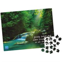 300-Pc Stress Relief Puzzle  Hidden Waterfalls