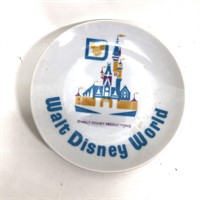 Vintage Disney World Productions Small Deco Plate