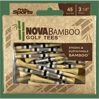Nova Bamboo Tees 3.25inch Silver/White/Black Strip