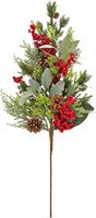 HGTV Artificial Christmas Plants  28 in