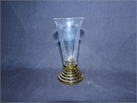 Glass Footed Mini Vase