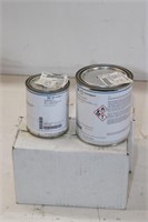 (2) YELLOW PPG EPOXY PAINT KITS