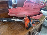 Home white chainsaw untested has compression with