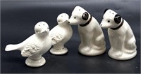 RCA Victor Dog and Bird Salt and Pepper Shakers