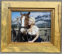 Framed Marilyn Monroe in Salmon River Photo