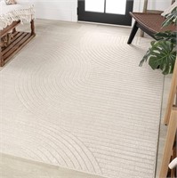 JONATHAN Y Minimalist Curve Geometric Area Rug