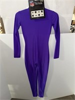 PURPLE JUMPSUIT MEDIUM WITH RAVENS TATTOOS