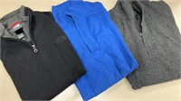 Mens Banana Rep Wool Cashmere Half Zip Sweaters