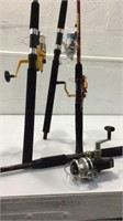 4 Fishing Rods and Reels K12B