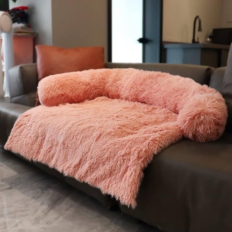 Dog Bed Sofa Protector, Pink