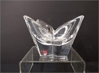 Orrefors Lotus Crystal Vase