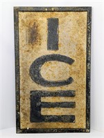 Vintage Style Ice Sign