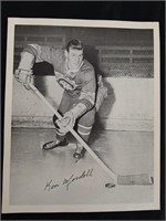 1945-54 Quaker Oats NHL Photo Ken Mosdell