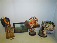 Lot of Various Native Indian Decor, Artwork