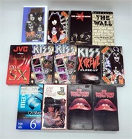 Vintage VHS KISS, The Wall, Rocky Horror Picture S